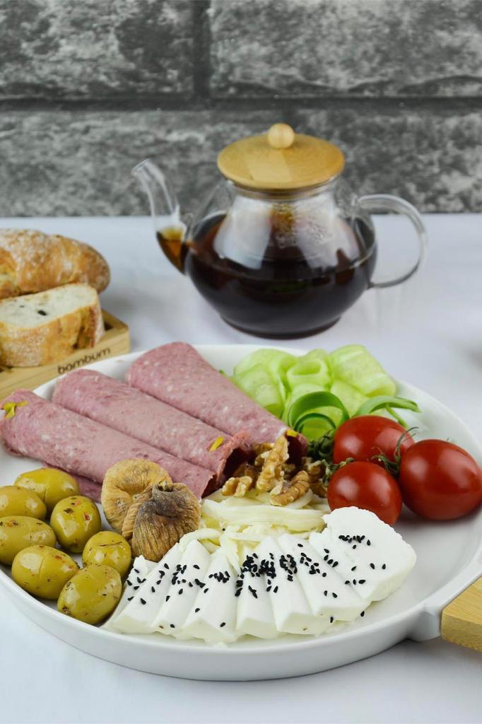 Acar Bambu Saplı Sunum Tabağı Sahan 979 Acar Bambu Saplı Sunum Tabağı Sahan 979