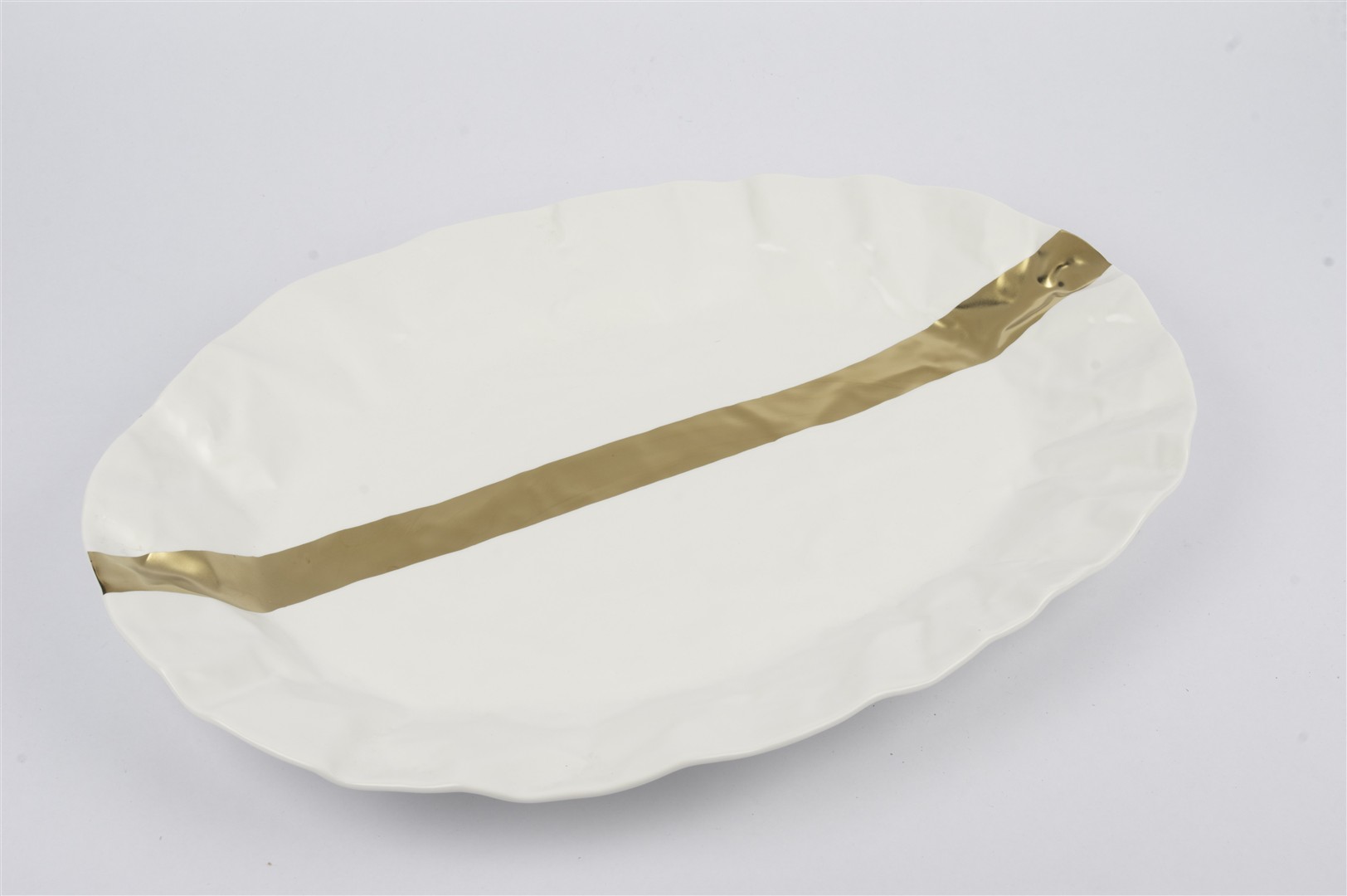 Ligne Dor White Sunum Tabağı 41x30x2cm