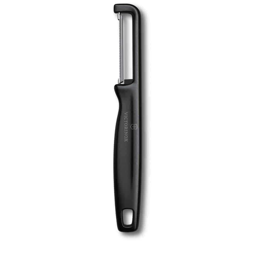 Victorinox 6.0943.3 IOTA Tırtıklı Kenar Çift Taraf Siyah Soyacak